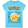 T-shirt enfant Pokemon Pikachu T-shirt &agrave; manches courtes Bleu