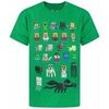 T-shirt enfant Minecraft Sprites T-shirt &agrave; manches courtes Vert