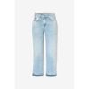 Jeans Le Temps des Cerises Jeans 400/17 mom valy taille haute 7/8&egrave;me destroy bleu Bleu
