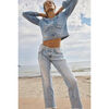 Jeans Le Temps des Cerises Jeans prisse taille haute 7/8&egrave;me bleu Bleu