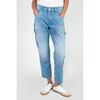 Jeans Le Temps des Cerises Jeans 400/60 girlfriend work taille haute bleu