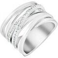 Bague Sc Crystal B2925-ARGENT-9-58 Argent&eacute; Grenoble