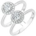 Bijoux Sc Crystal B2700-ARGENT-7-54 Argent&eacute;