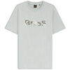 T-shirt BOSS T-shirt en jersey de coton avec logo imprim&eacute; Te_Insignia BOS Vert