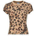 Tee-shirts sur Grenoble : T-shirt adidas Animal Print 3-Stripes T-Shirt Marron