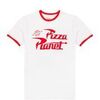 T-shirt Disney Pizza Planet Logo T-shirt &agrave; manches courtes Blanc
