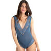 Maillots de corps Passionata Body NINA Bleu