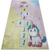 Tapis Rugsx Tapis lavable BAMBINO 54060 Licorne, nombres pour 160x220 cm Rose 160x220 cm. . Maison & D&eacute;co > Tapis.