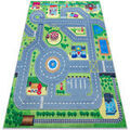 Tapis Rugsx Tapis lavable BAMBINO 9028 Ville, rues pour 160x220 cm Vert 160x220 cm. . Maison & D&eacute;co > Tapis. Grenoble