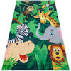Tapis Rugsx Tapis lavable BAMBINO 2705 Animaux, Afrique pour 200x290 cm Vert 200x290 cm. . Maison & D&eacute;co > Tapis.