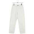 Jeans sur Grenoble : Jeans mom Soeur Jean en coton blanc