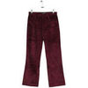 Pantalon Isabel Marant Pantalon droit en coton bordeaux