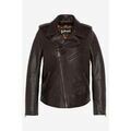 Veste Schott LCW1637X DARK BROWN Grenoble