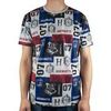T-shirt Harry Potter Hogwarts Houses T-shirt &agrave; manches courtes Gris