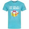 Tee-shirts sur Grenoble : T-shirt Crossy Road Free Gift Placement Print T-shirt &agrave; manches courtes Bleu