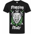 Tee-shirts sur Grenoble : T-shirt Flogging Molly Lion Graphic T-shirt &agrave; manches courtes Noir