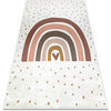 Tapis Rugsx Tapis lavable BAMBINO 46960 Arc-en-ciel, points po 120x170 cm Blanc 120x170 cm. . Maison & D&eacute;co > Tapis.