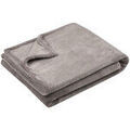 Linge de maison sur Grenoble : Couvertures Stof Plaid polaire doudou lin 130 � 160 cm Beige 130x160 cm. . Maison > Couvertures.