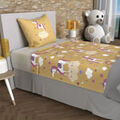 Linge de maison sur Grenoble : Parures de lit Soleil D'Ocre Licornes