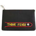 Saccoches / Etuis sur Grenoble : Trousse Vintage Pochette en cuir noire