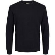Pull Jack & Jones 12250588 BASIC KNIT CREW-BLACK