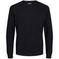 Pull Jack & Jones 12250588 BASIC KNIT CREW-BLACK Grenoble