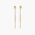 Boucles d'oreille sur Grenoble : Boucles oreilles Lollipops Boucles d'oreilles chaines &agrave; &eacute;toile Acier inoxydable Dor&eacute;