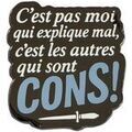 Broches Clj Charles Le Jeune Pin's C'est pas moi qui explique mal, c'est les autres q Bleu Grenoble