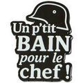 Broches Clj Charles Le Jeune Pin's Un p'tit bain pour le chef! Noir Grenoble