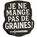 Broches Clj Charles Le Jeune Pin's Je ne mange pas de graines Blanc Grenoble