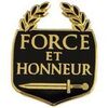 Broches Clj Charles Le Jeune Pin's Force et Honneur Dor&eacute;