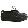 Chaussures bateau Tommy Hilfiger Mocassins en cuir noirs
