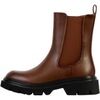 Bottines Super Mode Bottines &agrave; Zip Marron