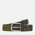 Ceintures sur Grenoble : Ceinture Timberland TB0A2N63 35MM BRAIDED-5901 CASSEL EARTH