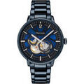 Montre Pierre Lannier Montre Homme TRIO Bleu Acier Bleu Grenoble