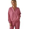 Veste Daxon by - Veste d&eacute;tente molletonn&eacute;e Rose Grenoble