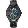 Hommes sur Grenoble : Montre Pierre Lannier Montre Homme PADDOCK Noir Cuir Noir