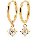 Boucles d'oreille sur Grenoble : Boucles oreilles Brillaxis Boucles d'oreilles cr&eacute;oles pampille oxydes Jaune
