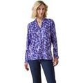 Chemise Daxon by - Chemisier col ch&acirc;le maille chaude Violet Grenoble