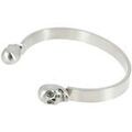 Bracelets Simon Carter Bracelet Double t&ecirc;te de mort Gris Grenoble