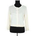 Gilets sur Grenoble : Gilet Lk Bennett Cardigan en coton &eacute;cru Beige