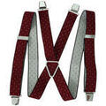 Ceintures sur Grenoble : Ceinture Chapeau-Tendance Bretelles r&eacute;glables bordeaux &agrave; petits pois Rouge