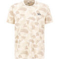 Tee-shirts sur Grenoble : T-shirt Alpha Industries Basic T-Shirt SL Camo - sand camo