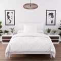 Linge de maison sur Grenoble : Parures de lit Intemporel Boh&egrave;me Blanc 140x200 cm,220x240 cm,260x240 cm. . Maison > Parures de lit.