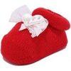 Chaussons b&eacute;b&eacute; Catya - Rouge