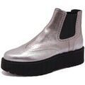 Bottes femme sur Grenoble : Bottines Hogan - Argent&eacute;