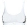 Brassi&egrave;res adidas ACTIVE ESSENTIALS COTTON 3 STRIPES Blanc