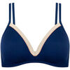 Maillots de bain Lisca Haut maillot de bain pr&eacute;form&eacute; sans armatures SYDNEY Bleu
