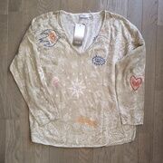Pull Adore Tr&egrave;s beau pull neuf col V de marque Ador&eacute; Beige