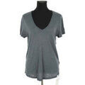 T-shirt Zadig & Voltaire T-shirt en coton anthracite Grenoble
